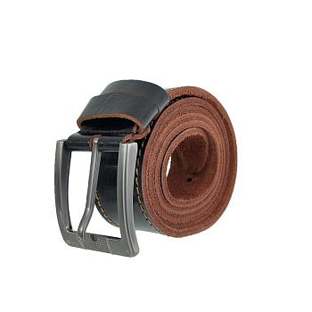 Ремень джинсовый ДЖЭК40101 джаз на рыжем