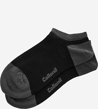 Носки Collonil 2-104/01-36-38 черный с серым  к/п